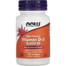 Now Foods  Vitamin D-3  High Potency  5 000 Iu  120 Softgels  Usa Version