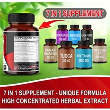 Aumeto Tudca (Tauroursodeoxycholic Acid) 4260mg With Milk Thistle  Artichoke  Panax Ginseng  Astragalus  L-Arginine - Liver Support  Bile Flow Support  Digestion Support 90 Tablet  Usa Version