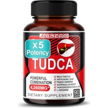 Aumeto Tudca (Tauroursodeoxycholic Acid) 4260mg With Milk Thistle  Artichoke  Panax Ginseng  Astragalus  L-Arginine - Liver Support  Bile Flow Support  Digestion Support 90 Tablet  Usa Version