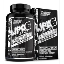 Nutrex Lipo-6 Black Stim-Free  Ultra Concentrate  60 Black-Capsul  Usa Version