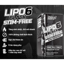 Nutrex Lipo-6 Black Stim-Free  Ultra Concentrate  60 Black-Capsul  Usa Version