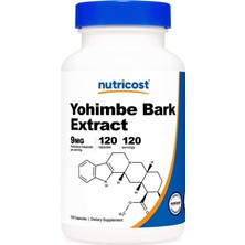 Nutricost Yohımbe Bark Extract 450mg (9mg  Alkaloids)  120 Capsules - Extra Strength Usa Version