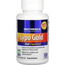 Enzymedica Enzymedica  Lypo Gold  For Fat Digestion  120 Capsules Usa Version