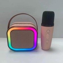 PolyGold Karaoke Mikrofonlu Rgb Işıklı Bluetooth HOPARLÖR-SD02