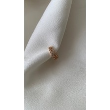 Kad Collection Çift Sıra Taşlı Earcuff Kıkırdak Küpe