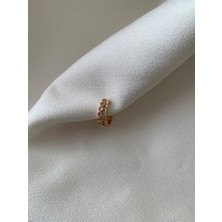 Kad Collection Çift Sıra Taşlı Earcuff Kıkırdak Küpe