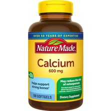 Nature Made Calcium 600 Mg With Vitamin D3 100 Softgels