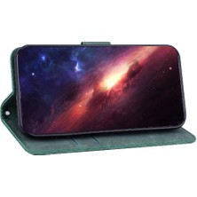 Manyi Mall Oppo RENO11 F Premium Pu Deri Kickstand Özelliği Için Kılıf Geometrik Flip (Yurt Dışından)