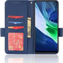 Manyi Mall Infinix Not 10 Için Kılıf Manyetik Yan Toka Cüzdan Kart Yuvaları Tutucu Pu (Yurt Dışından)