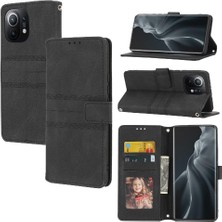 Manyi Mall Xiaomi Mi 11 Için Flip Case Cüzdan Kılıf Kickstand Darbeye Koruyucu Pu (Yurt Dışından)