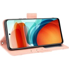 Manyi Mall Xiaomi Poco M4 Pro Ayarlanabilir Ayrılabilir Kart Tutucu Manyetik Kapatma Deri Cüzdan Kapak (Yurt Dışından)