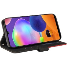 Manyi Mall Samsung Galaxy Kickstand Kickstand Koruyucu Iki Renkli Dikiş Pu (Yurt Dışından)