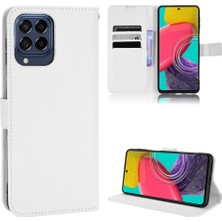 Manyi Mall Samsung Galaxy M33 5g Kart Tutucu Manyetik Cüzdan Kickstand Kapak (Yurt Dışından)