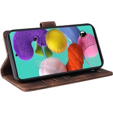 Manyi Mall Samsung Galaxy A51 Için Flip Case Darbeye Basit Iş Cüzdan Kılıf (Yurt Dışından)