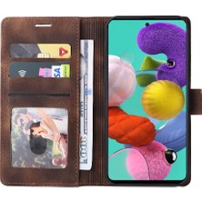 Manyi Mall Samsung Galaxy A51 Için Flip Case Darbeye Basit Iş Cüzdan Kılıf (Yurt Dışından)