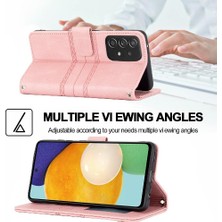 Manyi Mall Samsung Galaxy A33 5g Için Flip Case Cüzdan Kılıf Kickstand Pu Deri (Yurt Dışından)