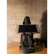 Turansoy Craft Darth Vader Star Wars Ps Kol Tutucu/joystick/telefon/kumanda Tutucu 25CM (Ps/xbox ile Uyumlu)