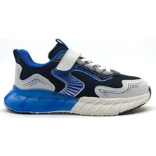 Cool Owen Mavi Cırtlı Ortopedik Hafif Taban Erkek Çocuk Spor Ayakkabı