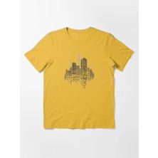 Otuz5 Mood Baskılı Bisiklet Yaka T-Shirt