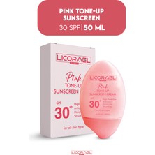 Licorael Dubai Pembe Güneş Kremi Aydınlatıcı Ton Eşitleyici Vitamin B5 +Hyaluronik Asit SPF30+