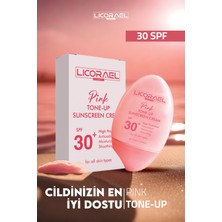 Licorael Dubai Pembe Güneş Kremi Aydınlatıcı Ton Eşitleyici Vitamin B5 +Hyaluronik Asit SPF30+