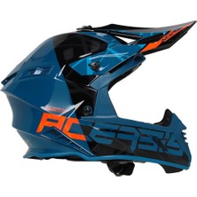 Acerbis X-Track 22-06 Kask Mavi Turuncu