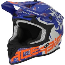 Acerbis Lınear Kask 2206 Gri Mavi