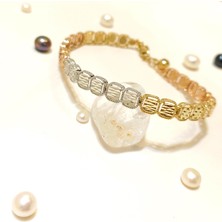 Altın Ofisi Üç Renkli Kalemli Zincir Bileklik Künye 14 Ayar Altın Hd Videolu