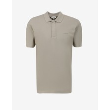 Jeep Taş Erkek Polo Yaka Relaxed Nakışlı Polo T-Shirt C4SM-TST4528