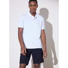 Brooks Brothers Beyaz Erkek Polo T-Shirt BBSP23MTS040