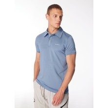 Merrell Mavi Erkek Baskılı Polo T-Shirt M4Pacem_Pace M