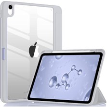 MobaxAksesuar Apple iPad Air 11inç M2/M3 2025-2024 Kılıf Grafiti Şeffaf Kalem Bölmeli