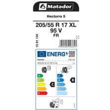 Matador 205/55 R17 95V Xl Fr Hectorra 5 Oto Yaz Lastiği ( Üretim Yılı: 2024 )