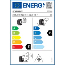 Starmaxx 295/80 R22.5 152/148L Dc700 Plus (Damp.) (Kar) Kamyon M+S 4 Mevsim Lastiği (Üretim Yılı:2023)