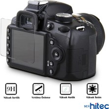 ScHitec Canon Eos M10 İle Uyumlu Darbe Emici Kamera Ekran Koruyucu Kaplama