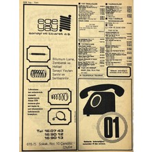 Hasyılmaz Izmir 1982-1983 Meslek Reklam Ilanı Efemera S605