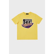 Dsquared2 Pamuklu Bisiklet Yaka Çocuk T Shirt DQ0244 D002F T Shirt DQ0244