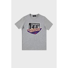 Dsquared2 Pamuklu Bisiklet Yaka Çocuk T Shirt DQ0244 D002F T Shirt DQ0244