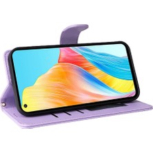 SZY Mall Oppo A78 4g Flip Kapak Için Flip Case Basit Iş Darbeye Deri (Yurt Dışından)