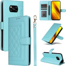 SZY Mall Xiaomi Poco X3 Nfc Cüzdan Flip Kapak Için Flip Case Basit Iş Deri (Yurt Dışından)