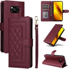 SZY Mall Xiaomi Poco X3 Nfc Cüzdan Flip Kapak Için Flip Case Basit Iş Deri (Yurt Dışından)