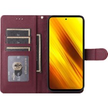 SZY Mall Xiaomi Poco X3 Nfc Cüzdan Flip Kapak Için Flip Case Basit Iş Deri (Yurt Dışından)