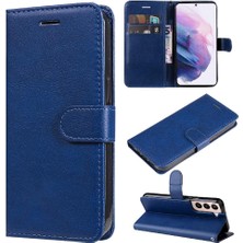 SZY Mall Samsung Galaxy S22 Artı Klasik Düz Renk Iş Cüzdan Için Flip Case (Yurt Dışından)