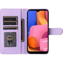 SZY Mall Samsung Galaxy A20S Flip Kapak Için Flip Case Darbeye Cüzdan Basit (Yurt Dışından)