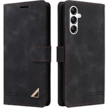 SZY Mall Samsung Galaxy A34 Için Flip Case Deri Kılıf Cüzdan Basit Iş Çevirme (Yurt Dışından)