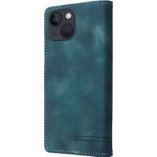 SZY Mall Iphone 13 Mini Darbeye Deri Kılıf Için Flip Case Cüzdan Kapak Çevirin (Yurt Dışından)