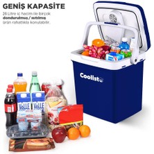 Coolist CLT26 12VOLT/220VOLT Ac/dc 26 Litre Sıcak/soğuk Oto Buzdolabı