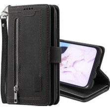 SZY Mall Samsung Galaxy A12 5g Pu Deri Cüzdan 9 Kart Yuvaları Için Flip Case (Yurt Dışından)