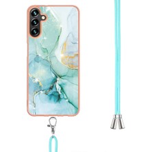 SZY Mall Samsung Galaxy A35 5g Crossbody Kordon Askısı Tampon Mermer Yumuşak (Yurt Dışından)