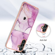 SZY Mall Samsung Galaxy A14 5g Yumuşak Tpu Tampon Mermer Ince Cüzdan Kartı (Yurt Dışından)